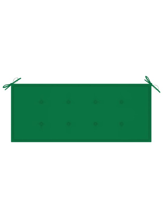 Dārza sols ar matraci, 120 cm, bambuss