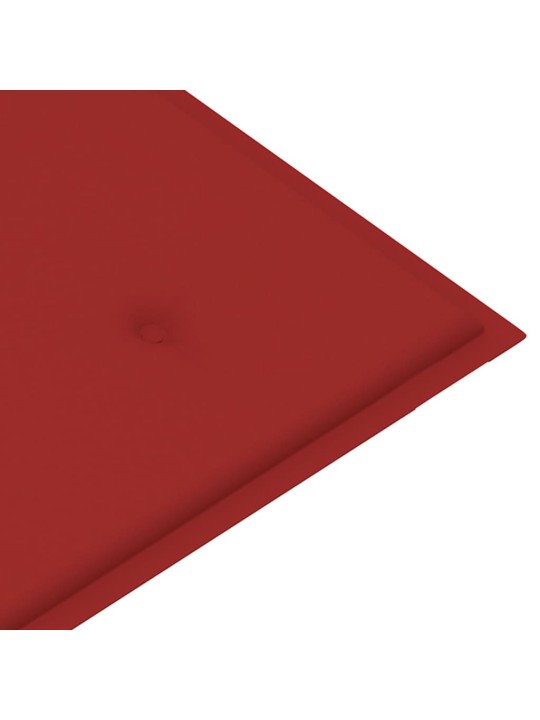 Dārza sols ar matraci, 120 cm, bambuss