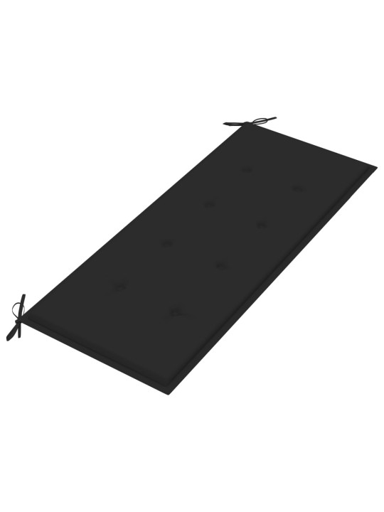 Dārza sols ar matraci, 120 cm, bambuss
