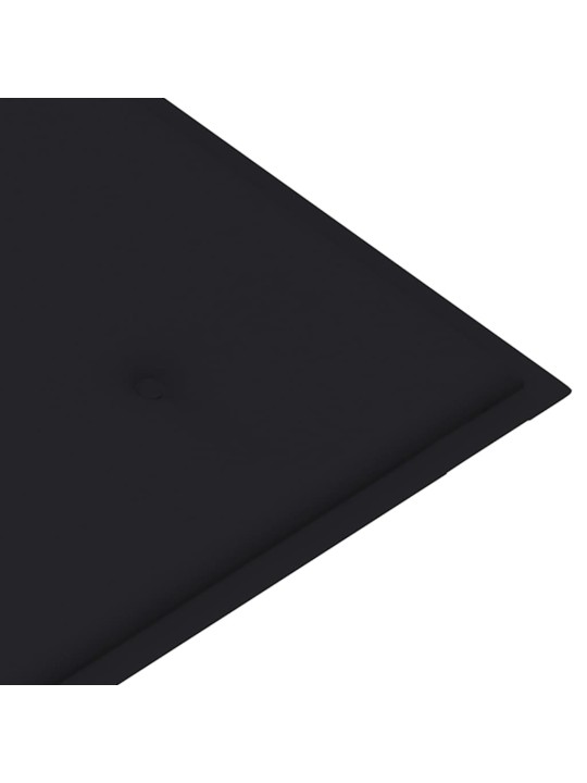 Dārza sols ar matraci, 120 cm, bambuss