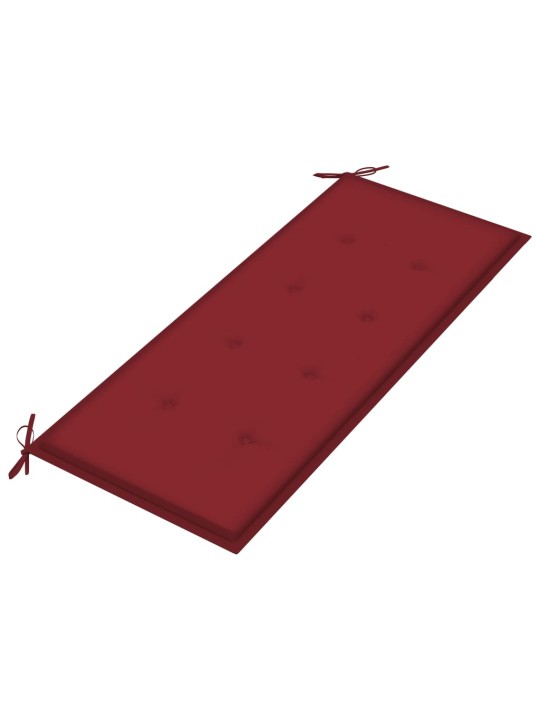 Dārza sols ar matraci, 120 cm, bambuss