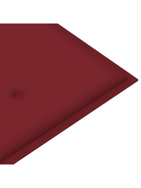 Dārza sols ar matraci, 120 cm, bambuss