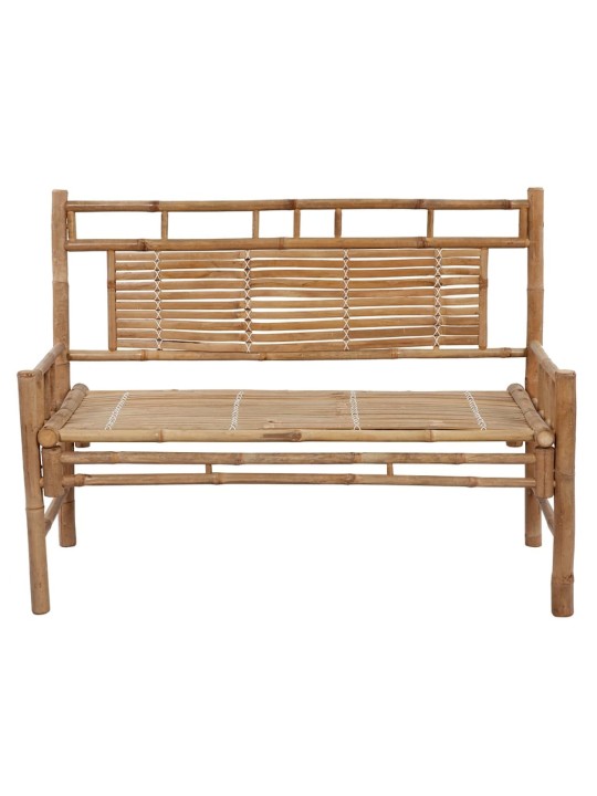 Dārza sols ar matraci, 120 cm, bambuss