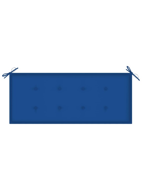 Dārza sols ar matraci, 120 cm, bambuss
