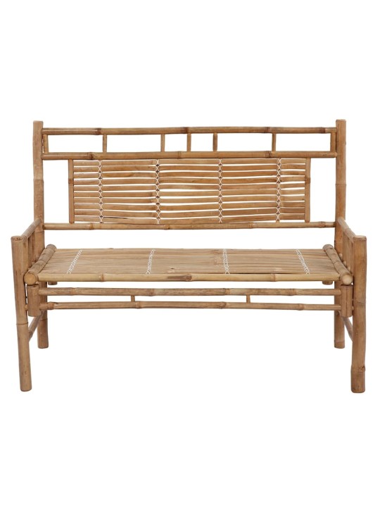 Dārza sols ar matraci, 120 cm, bambuss
