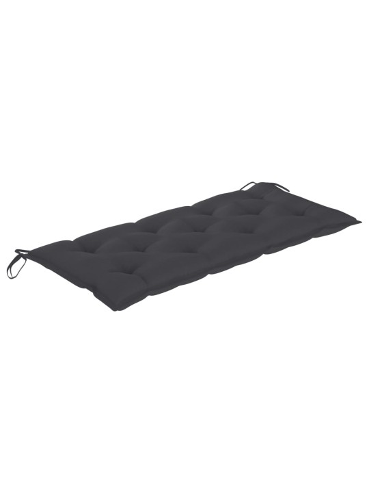 Dārza sols ar matraci, 120 cm, bambuss