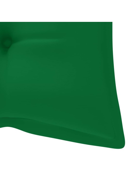 Dārza sols ar matraci, 120 cm, bambuss
