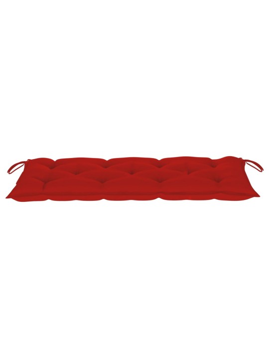 Dārza sols ar matraci, 120 cm, bambuss