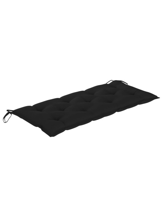 Dārza sols ar matraci, 120 cm, bambuss
