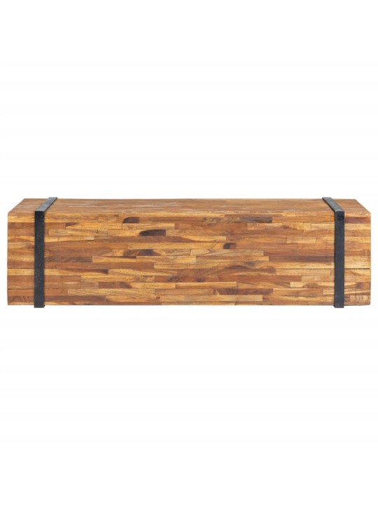 Tv skapītis 110x30x32,5 cm, masīvs tīkkoks