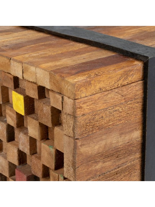 Tv skapītis 110x30x32,5 cm, masīvs tīkkoks