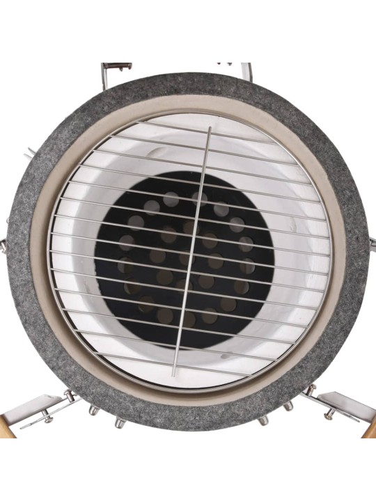 Kamado grils, kūpinātava, keramika, 76 cm