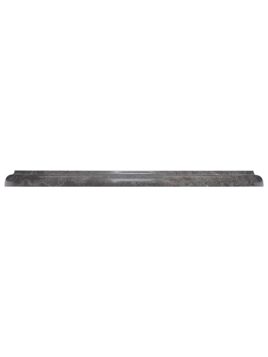 Galda virsma, ø40x2,5 cm, melns marmors