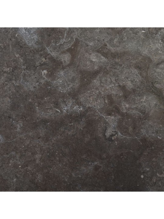 Galda virsma, ø40x2,5 cm, melns marmors