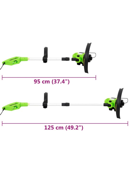 Elektrisks zālāja trimmeris, teleskopisks kāts, 29 cm 550 w