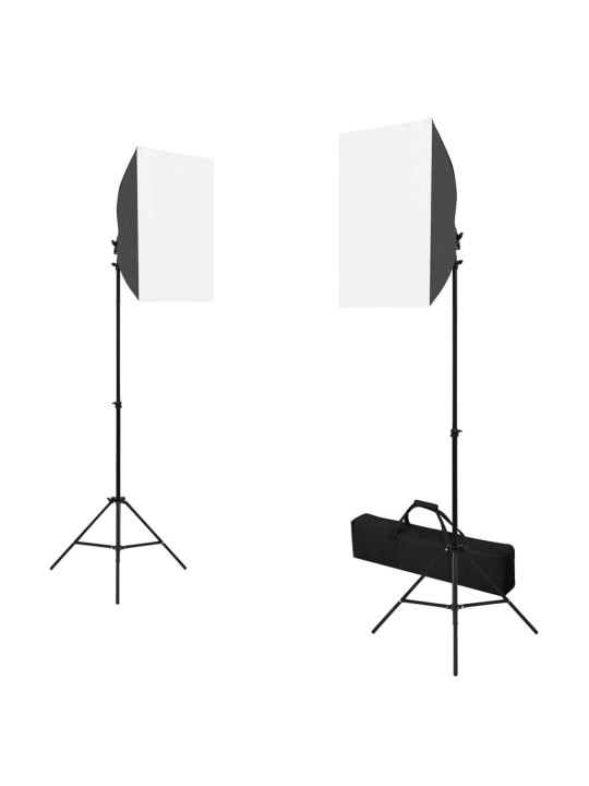 Fotostudijas komplekts – gaismas izkliedētāji, foni, reflektori