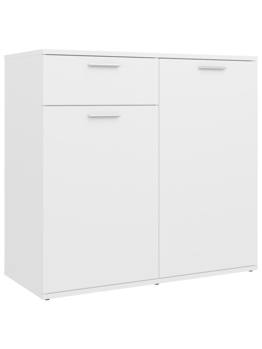 Kumode, balta, 80x36x75 cm, inženierijas koks