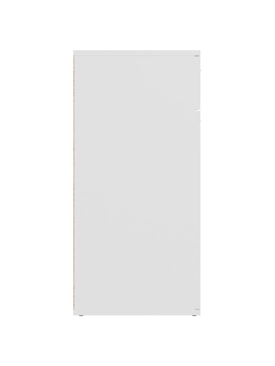 Kumode, balta, 80x36x75 cm, inženierijas koks