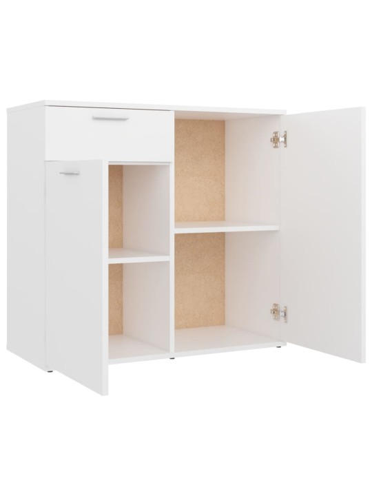 Kumode, balta, 80x36x75 cm, inženierijas koks
