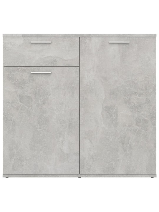 Kumode, betonpelēka, 80x36x75 cm, inženierijas koks