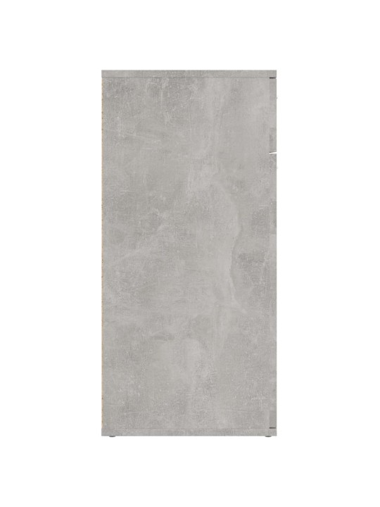 Kumode, betonpelēka, 80x36x75 cm, inženierijas koks