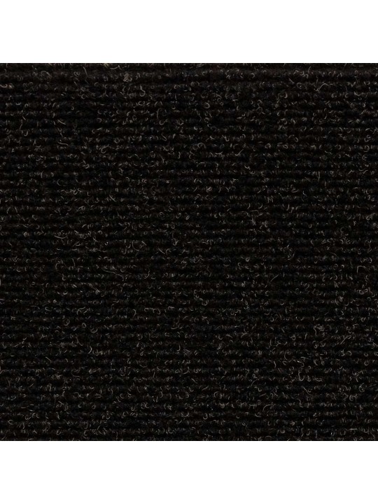 Kāpņu paklāji, 10 gab., pašlīmējoši, 56x17x3 cm, tumši brūni