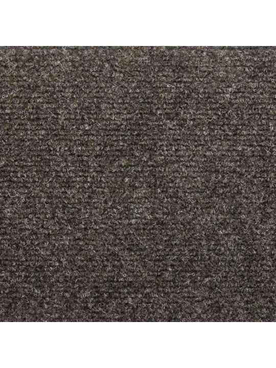Kāpņu paklāji, 10 gab., pašlīmējoši, 56x17x3 cm, antracītpelēki