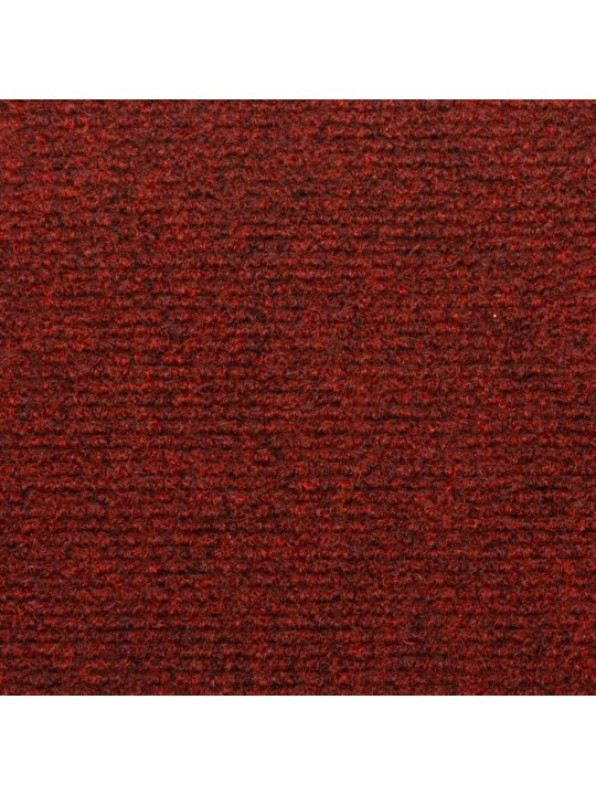 Kāpņu paklāji, 10 gab., 65x21x4 cm, vīnsarkani