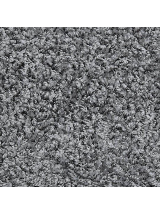 Kāpņu paklāji, 10 gab., 65x21x4 cm, pelēki