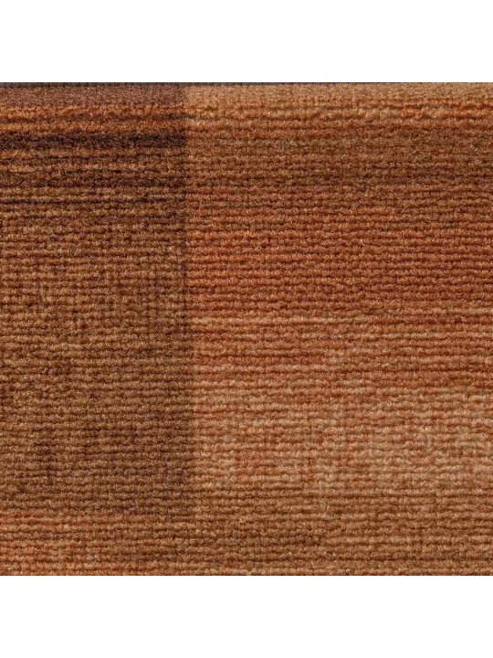 Kāpņu paklāji, 10 gab., pašlīmējoši, 65x21x4 cm, brūni