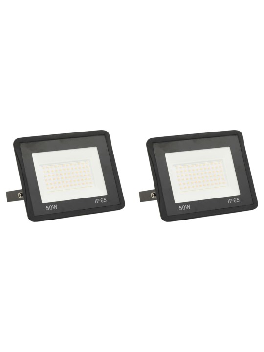Led prožektori, 2 gab., 50 w, vēsi balta gaisma