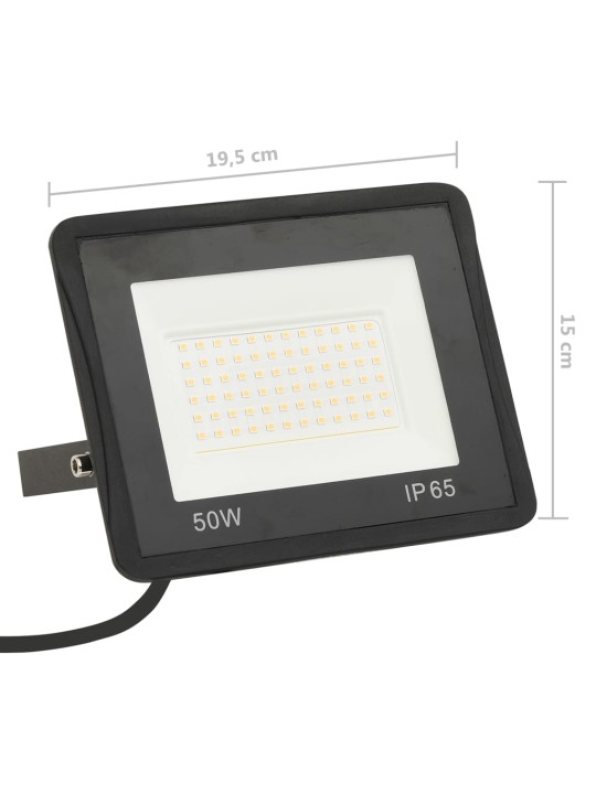 Led prožektori, 2 gab., 50 w, vēsi balta gaisma