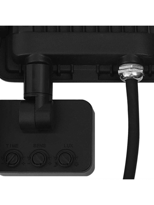 Led prožektors ar sensoru, 20 w, silti balta gaisma