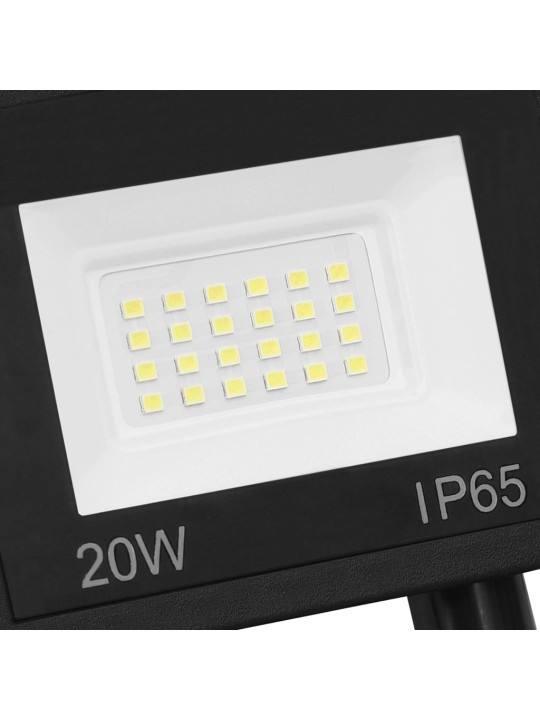 Led prožektors ar sensoru, 20 w, silti balta gaisma