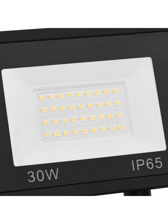 Led prožektors ar sensoru, 30 w, silti balta gaisma