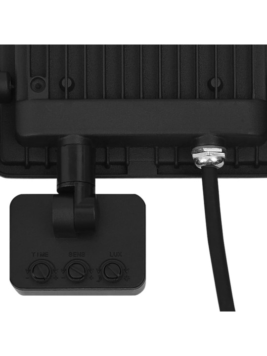 Led prožektors ar sensoru, 30 w, silti balta gaisma