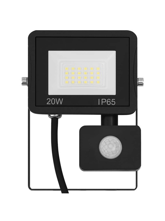 Led prožektors ar sensoru, 20 w, vēsi balta gaisma