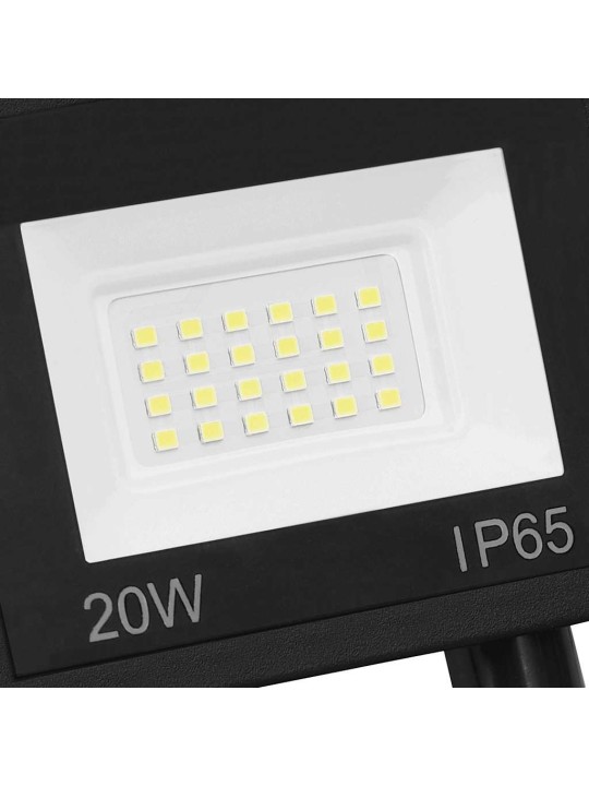 Led prožektors ar sensoru, 20 w, vēsi balta gaisma