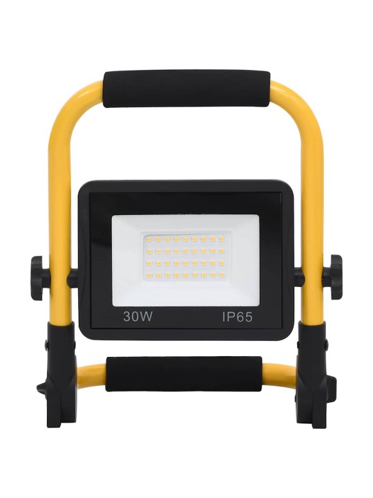 Led prožektors ar rokturi, 30 w, vēsi balta gaisma