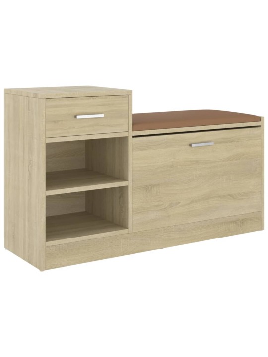 Apavu plaukts, ozolkoka krāsa, 94,5x31x57 cm, inženierijas koks