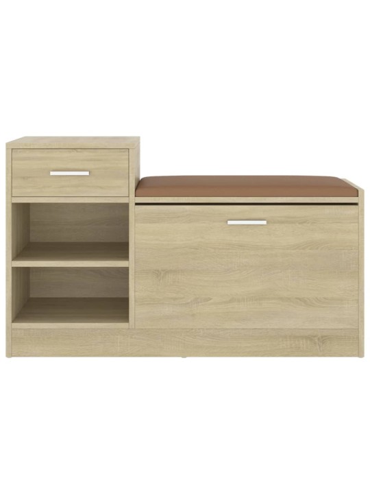 Apavu plaukts, ozolkoka krāsa, 94,5x31x57 cm, inženierijas koks