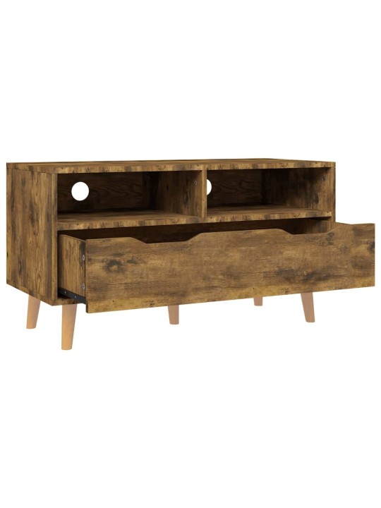 Tv skapītis, ozolkoka krāsā, 90x40x48,5 cm, inženierijas koks