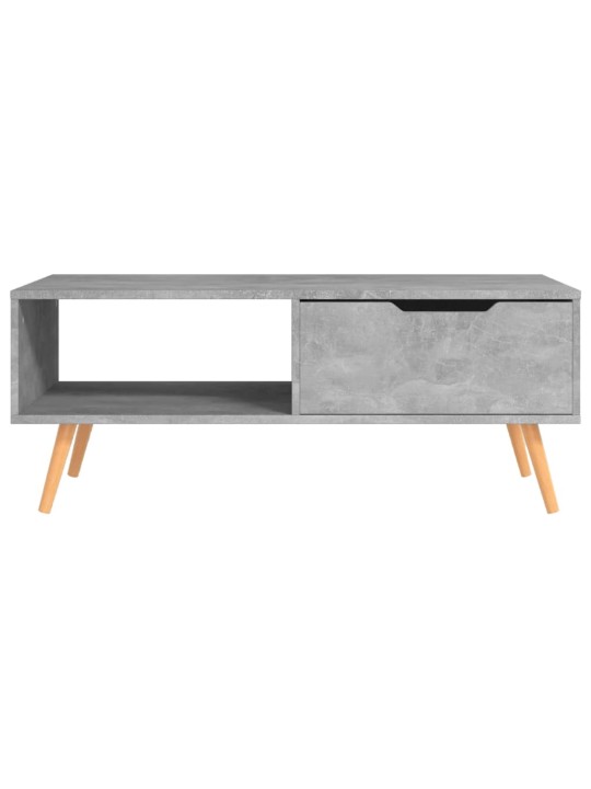 Kafijas galdiņš, betona pelēks, 100x49,5x43 cm, skaidu plāksne