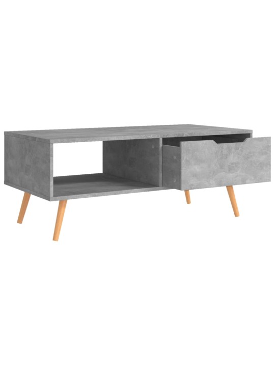Kafijas galdiņš, betona pelēks, 100x49,5x43 cm, skaidu plāksne