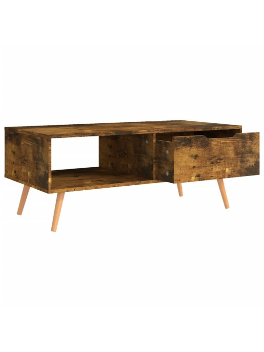 Kafijas galdiņš, kvēpināta ozolkoka, 100x49,5x43 cm