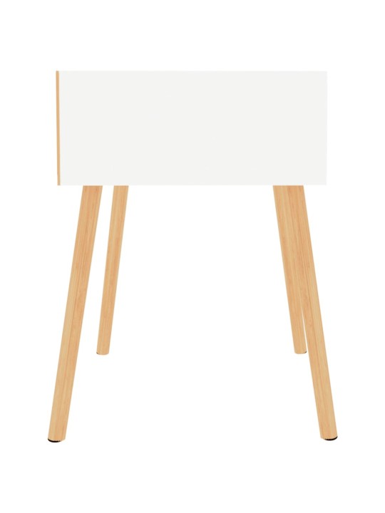 Naktsskapīši, 2 gab., balti, 40x40x56 cm, skaidu plāksne