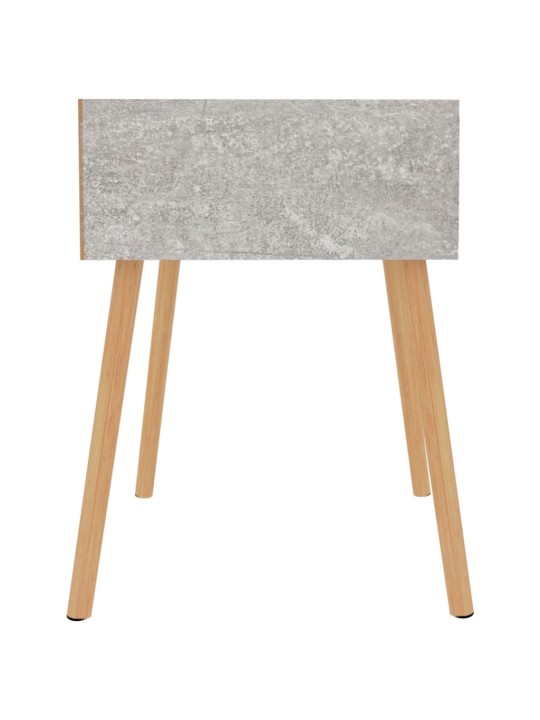 Naktsskapīši, 2 gab., betonpelēki, 40x40x56 cm, skaidu plāksne