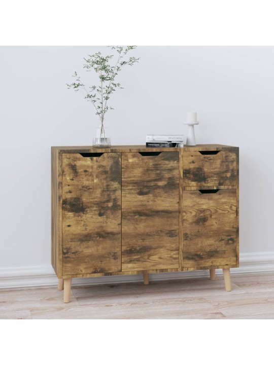 Kumode, ozolkoka krāsā, 90x30x72 cm, inženierijas koks