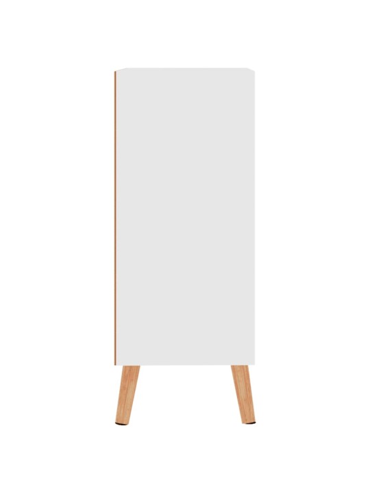 Kumode, balta, 60x30x72 cm, inženierijas koks