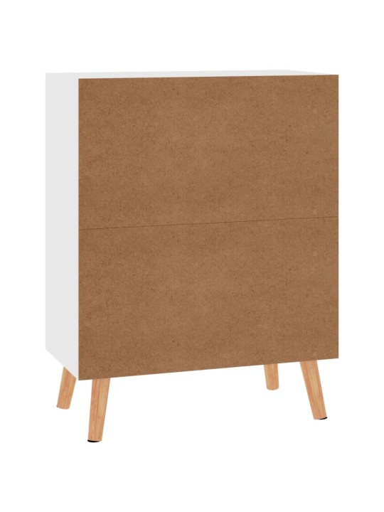 Kumode, balta, 60x30x72 cm, inženierijas koks